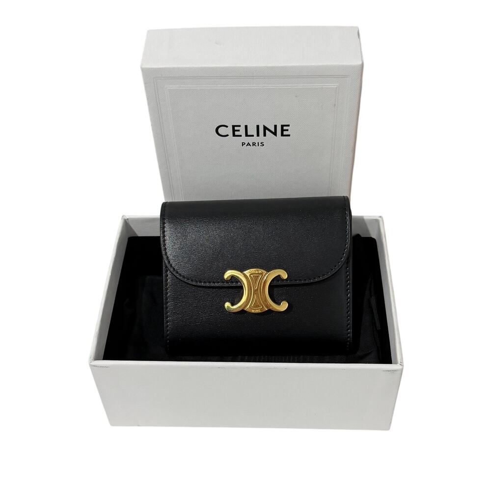 Celine Triomphe Small Flap Wallet